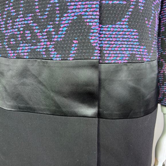 Ellen Tracy blazer jacket size 12 new floral office colorful capsule longline - Picture 16 of 16